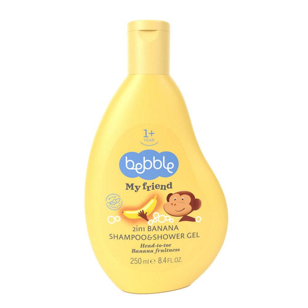 Bebble - 2In1 Banana Shampoo & Shower Gel 250ml