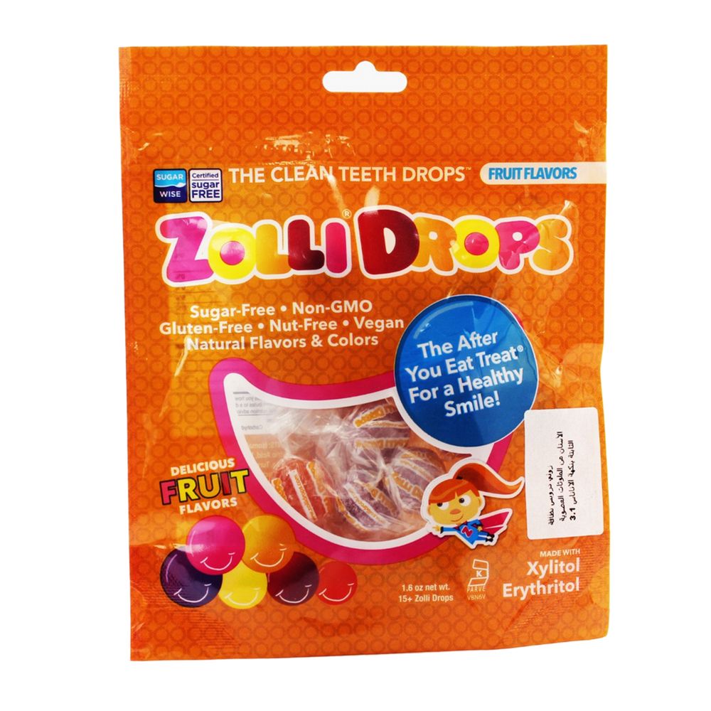 Zollipop - Clean Teeth Drops Fruit 1.6Oz