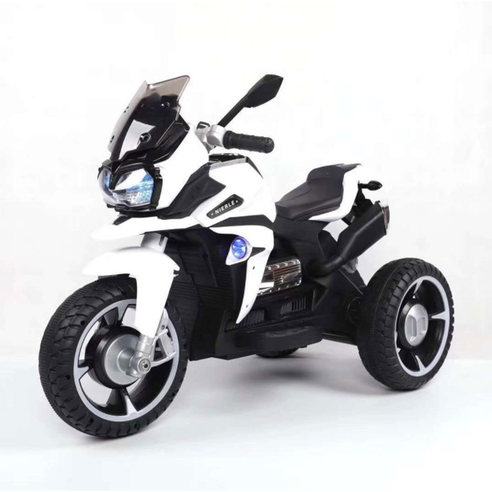 Megastar - 12V Sleek Rider Mototrike - White