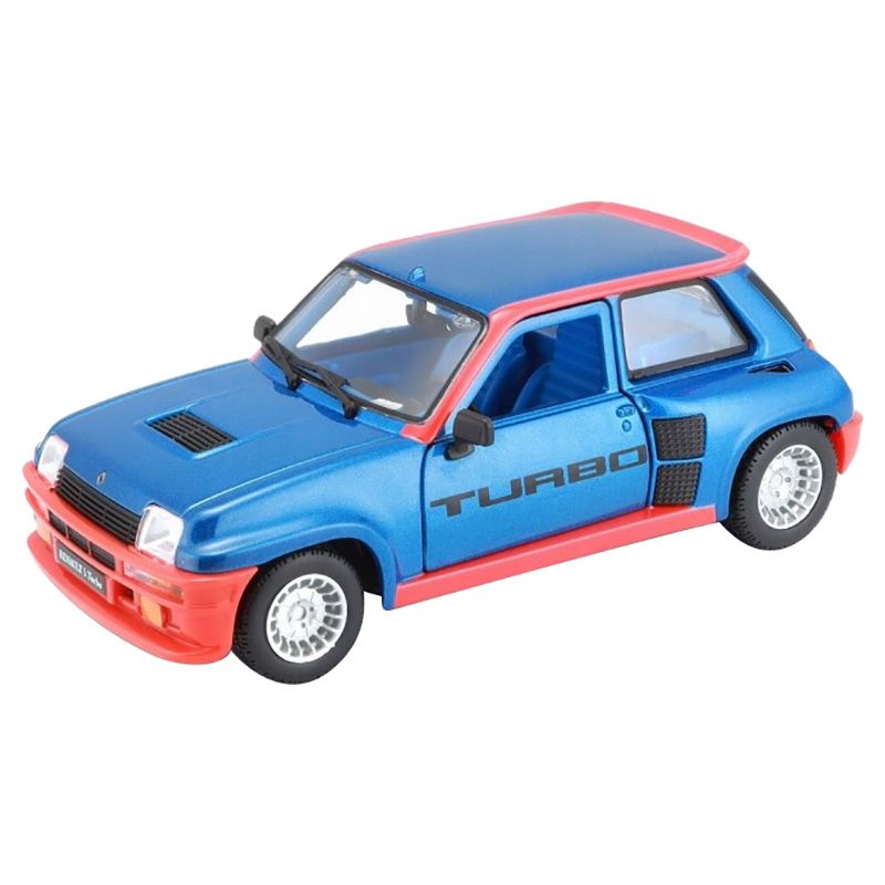 Bburago - 1/24 Renault 5 Turbo Diecast Toy Car - Blue