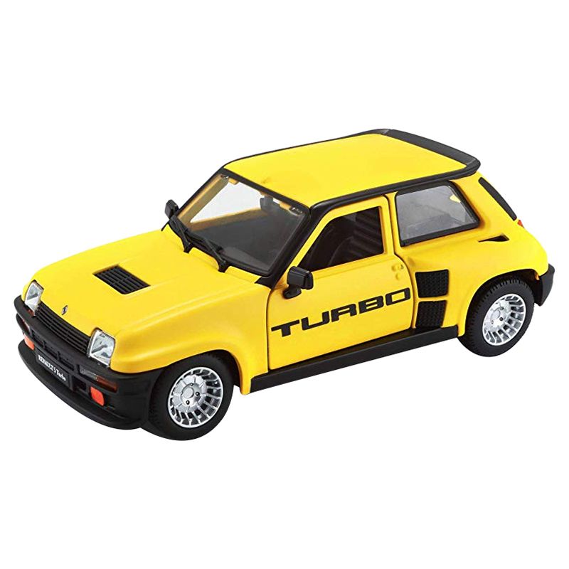 Bburago - 1/24 Renault 5 Turbo Diecast Toy Car - Yellow