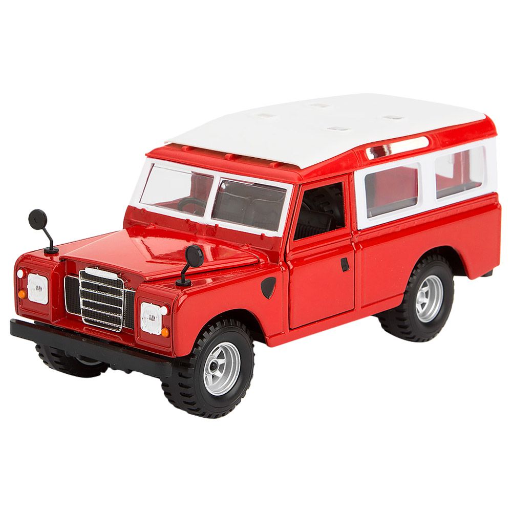 Bburago - 1/24 Land Rover Diecast Toy Car - Red