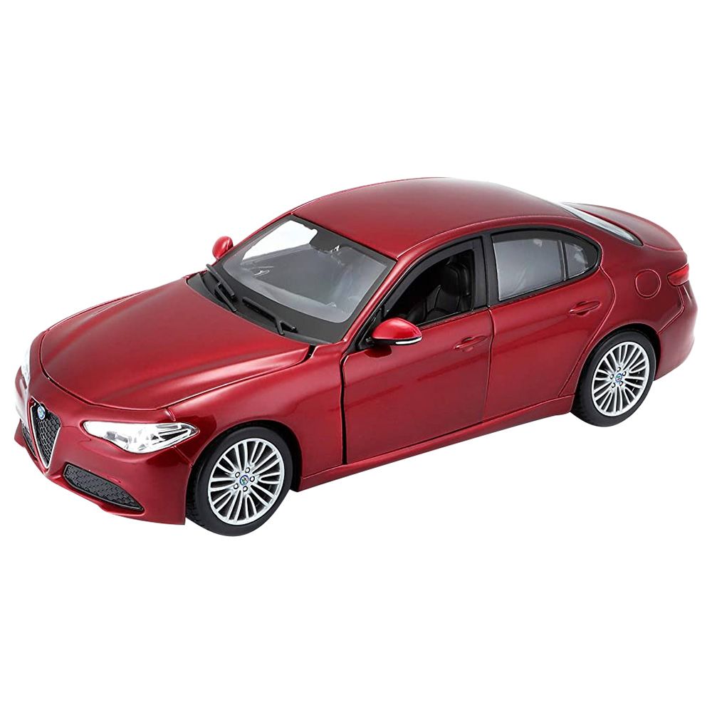 Bburago - 1/24 Alfa Romeo Giulietta Diecast Toy Car - Red