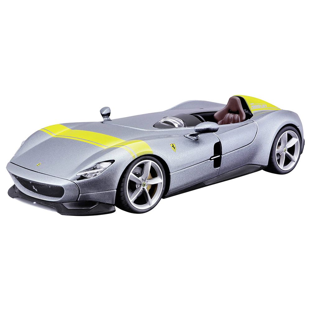 Bburago - 1/24 Ferrari Monza SP1 Diecast Toy Car - Grey