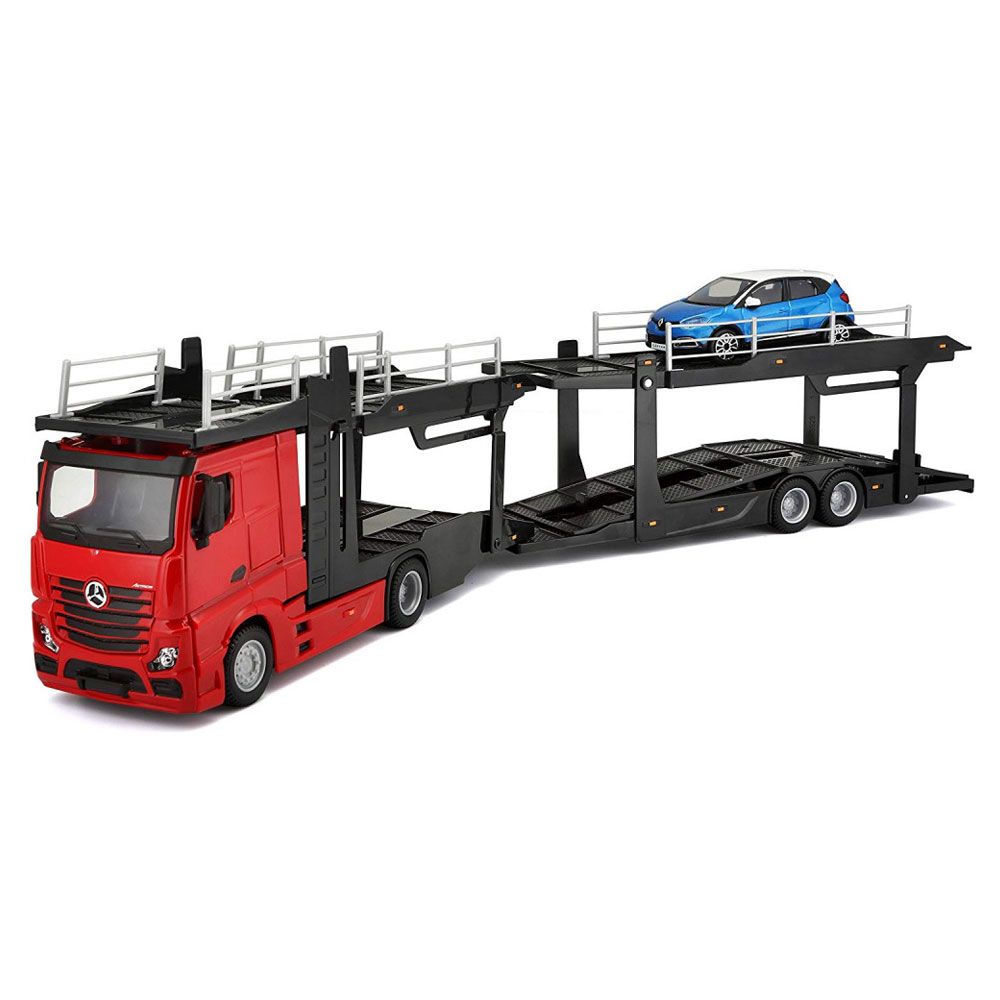 Bburago Fire Mercedes Benz Actros Multicar Carrier Red