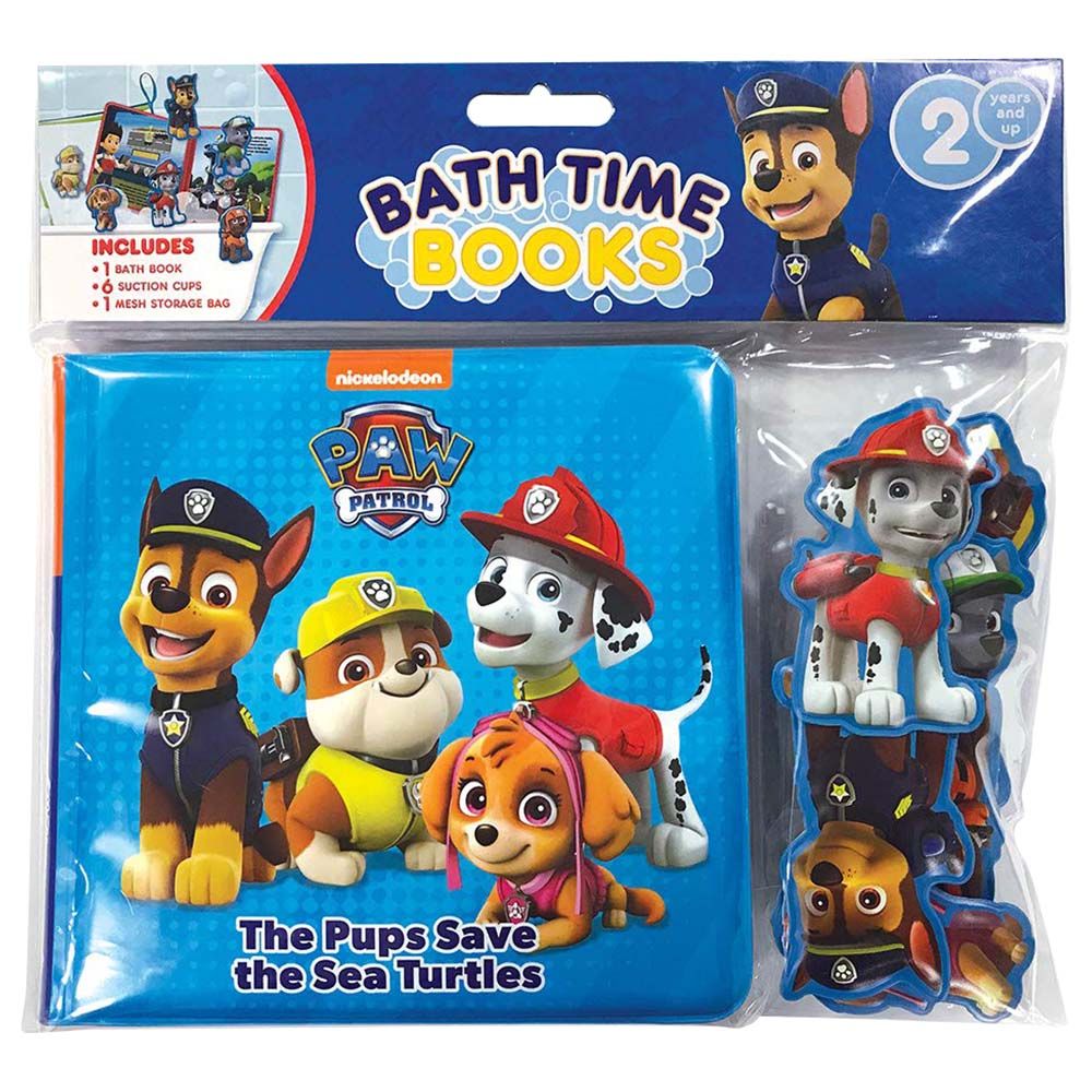 Nick Paw Patrol Bath Time English Book