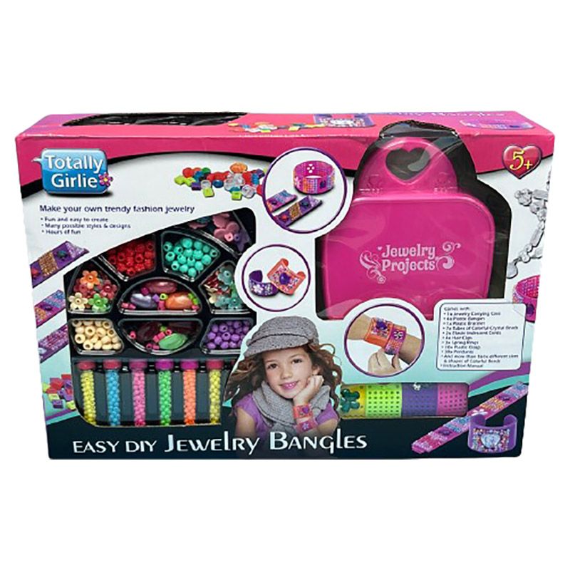 Totally Girlie - Easy Jewellery Making Bracelet Beads DIY Crafts Kit