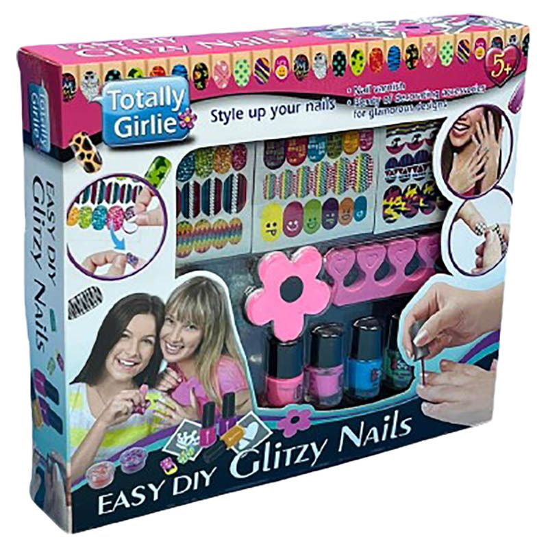 Totally Girlie - Easy Glitzy Nails DIY Crafts Kit