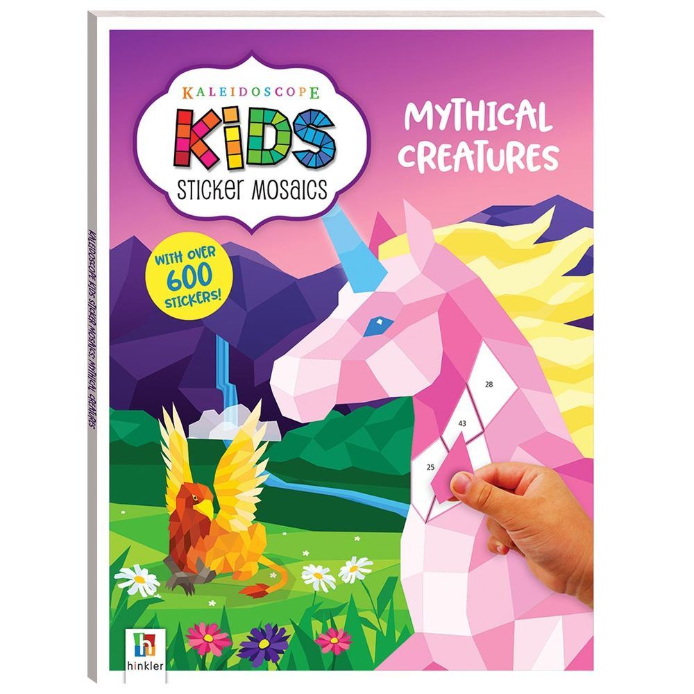 Kaleidoscope Kids Sticker Mosaics: Mythical Creatures