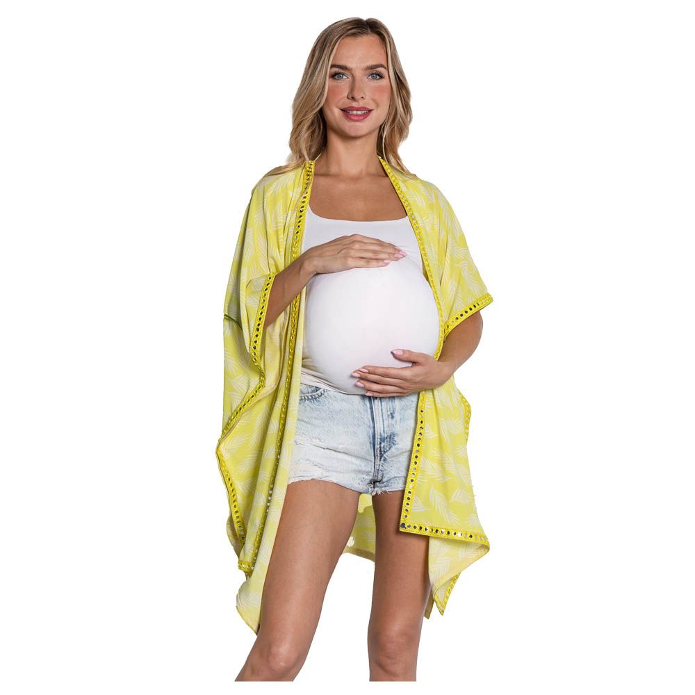 Blush - Kaftan Style Coverup - Yellow