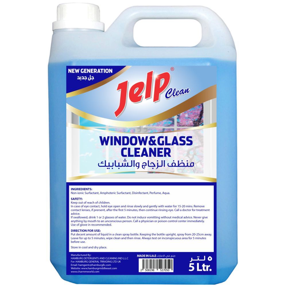 Jelp Clean - Glass Cleaner Blue 5L