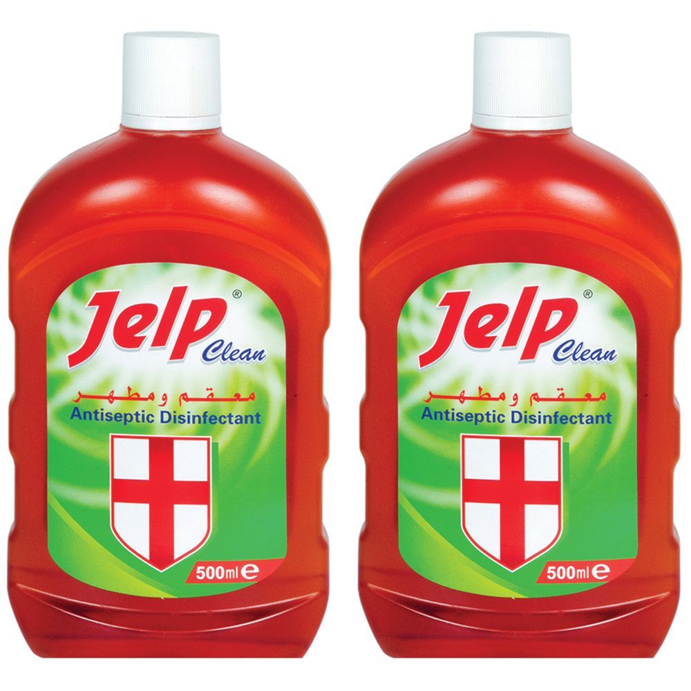 Jelp Clean - Antiseptic Disinfectant 500ml Pack Of 2