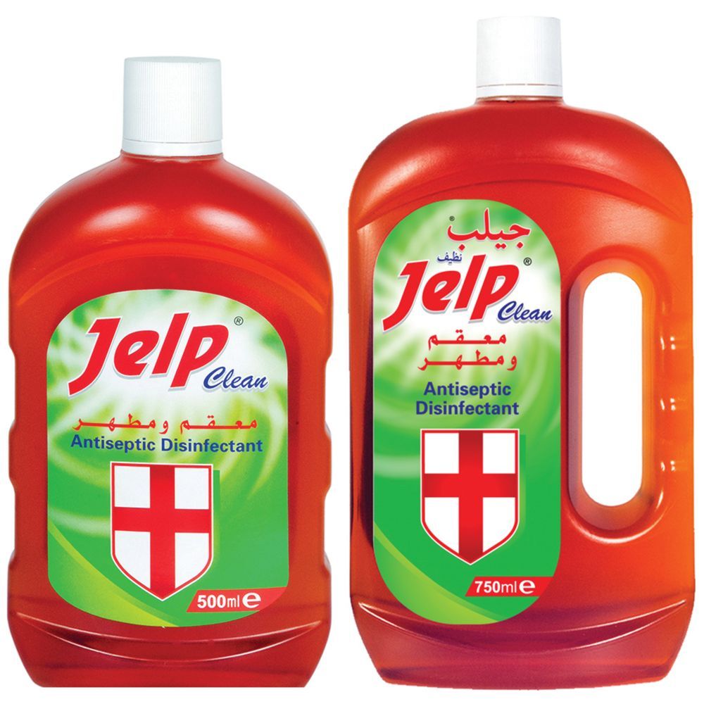 Jelp Clean - Antiseptic Disinfectant 750ml+500ML