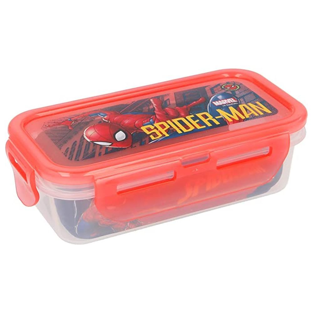 Spiderman - Rectangular Graffiti Food Container 250ml