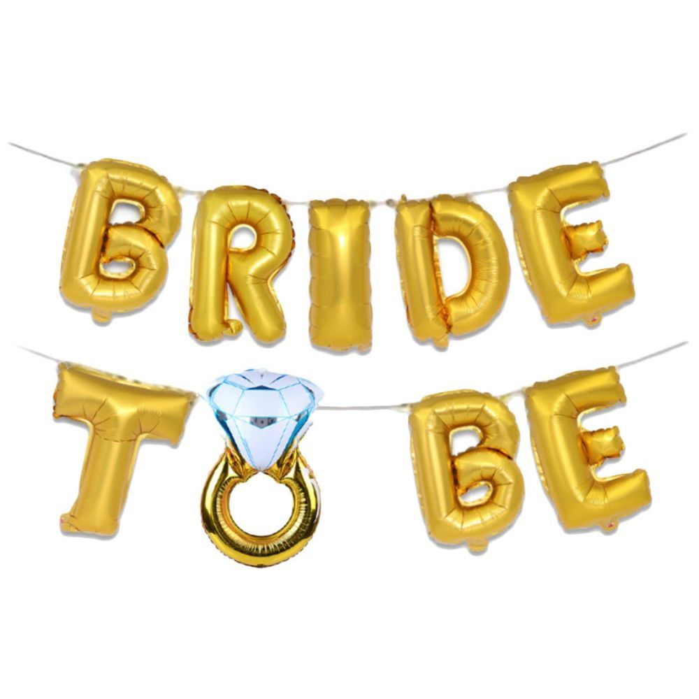 Highland - Gold Bride to be Foil Banner 