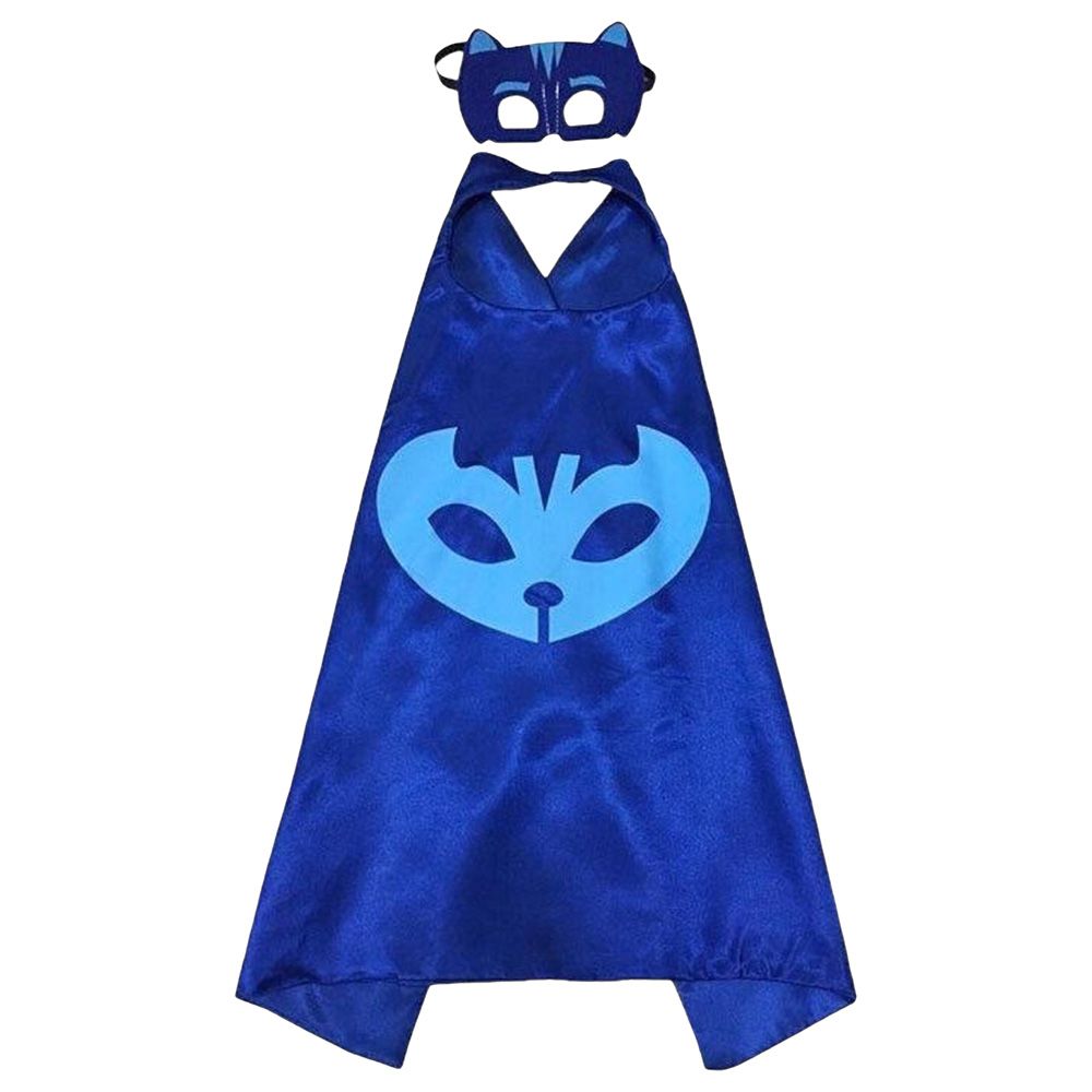 Highland - PJ Mask Cat Boy Cape & Mask Halloween Costume - Blue