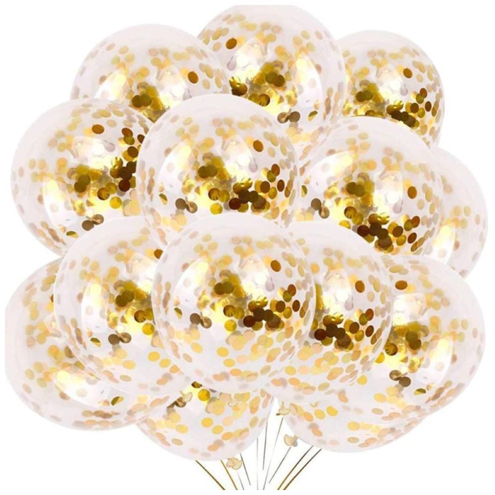 Highland - Golden Confetti Balloons 10pcs