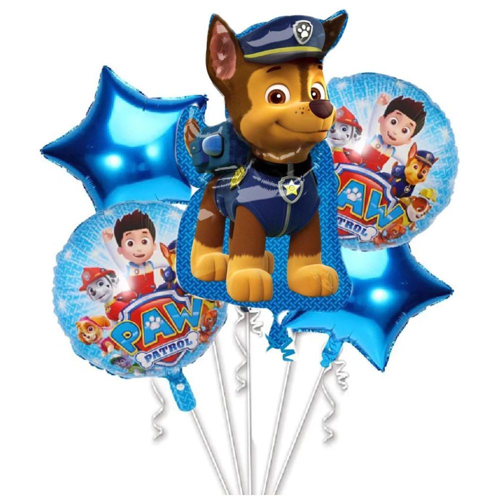 Highland - Paw Patrol Foil Balloons 5pcs