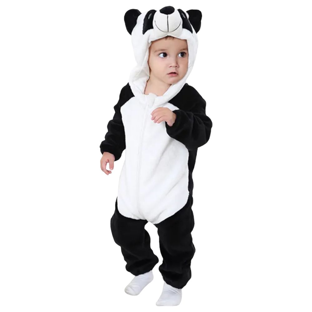 Highland - Kids Panda Romper Animal Costume - Black & White