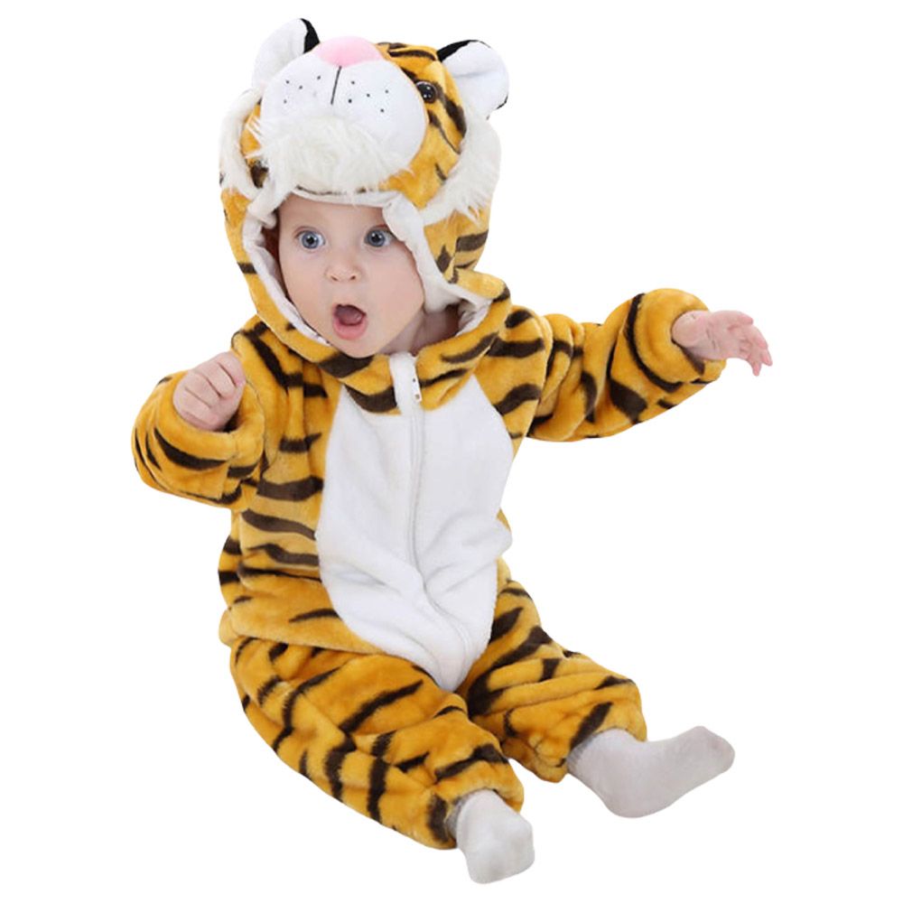 Highland - Kids Tiger Romper Animal Costume - Yellow & Black