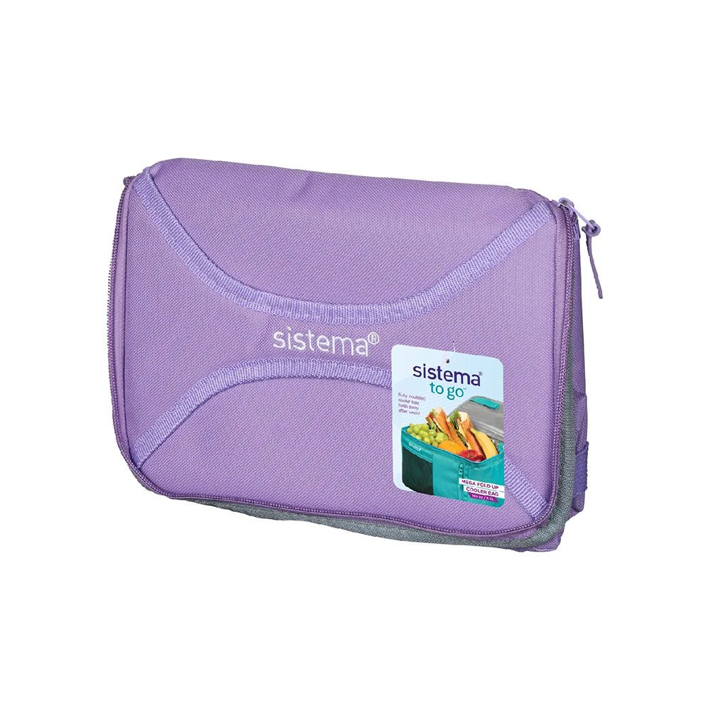 Sistema - Mega Fold Up Cooler Bag - Purple