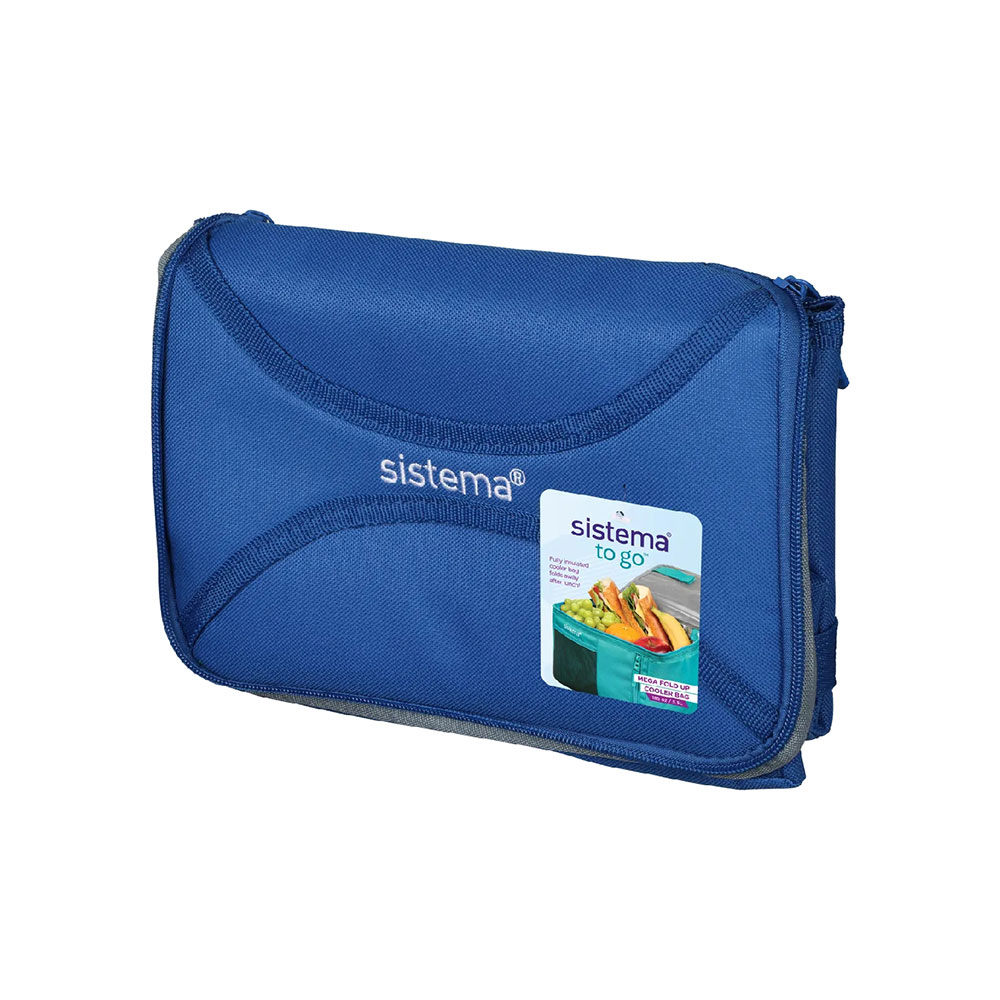 Sistema Mega Fold Up Cooler Bag Navy Blue Buy at Best Price from Mumzworld