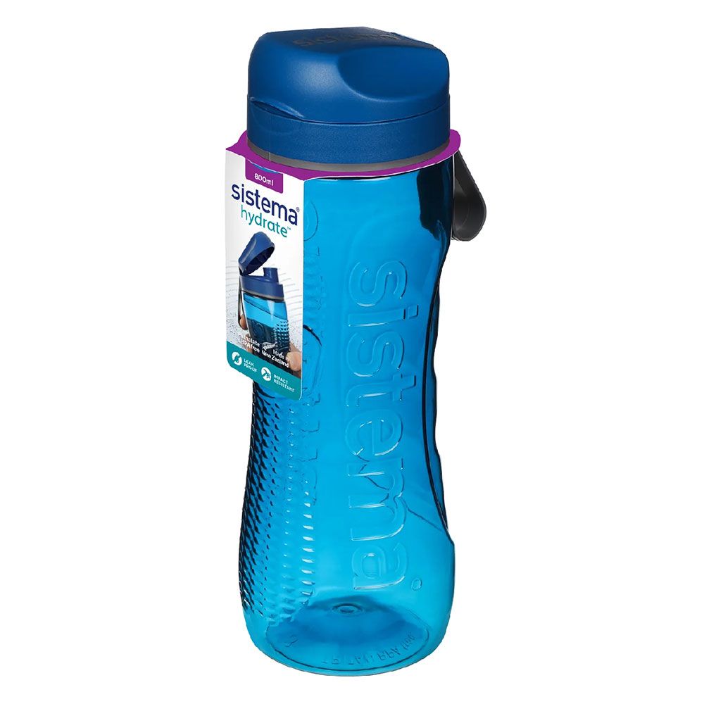 Sistema - Tritan Active Water Bottle 800ml - Blue