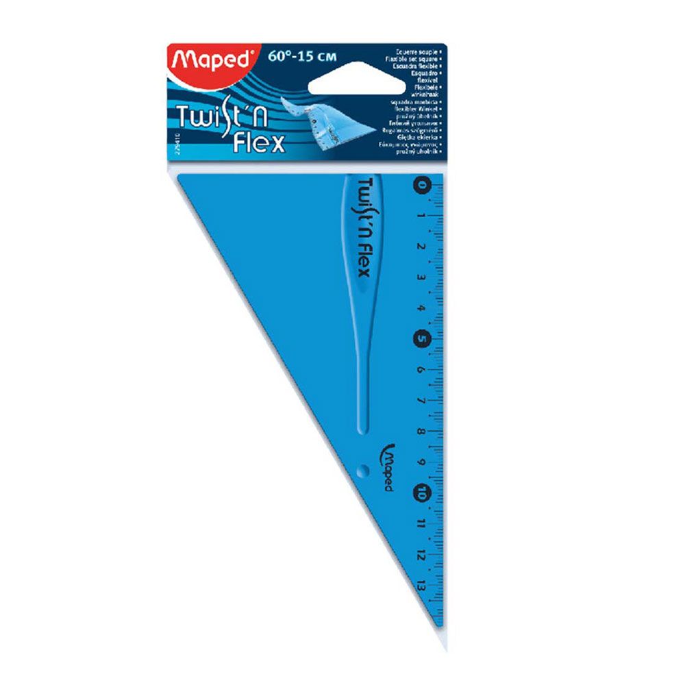 Maped - Twist 'n Flex Set Square Ruler (15cm)