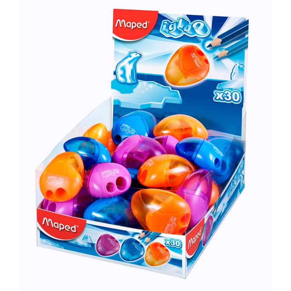 Maped - Igloo 2-Hole Sharpener (30pcs)