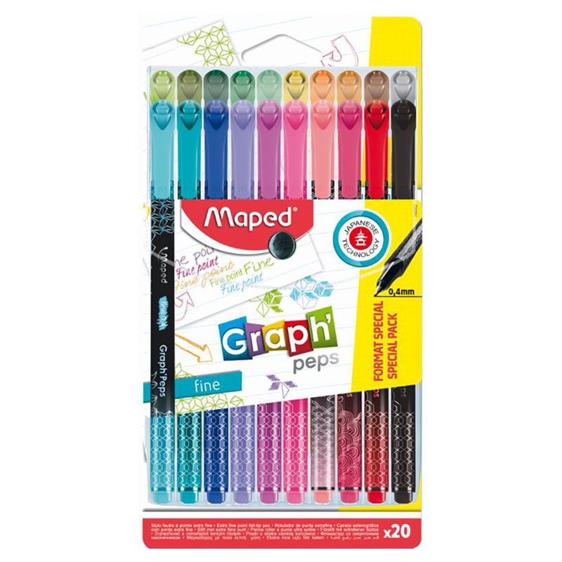 Maped - Graph' Peps Fine Liner Deco 15 + 5