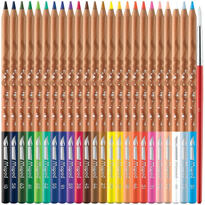 Maped - Watercolour Pencils Pack of 24