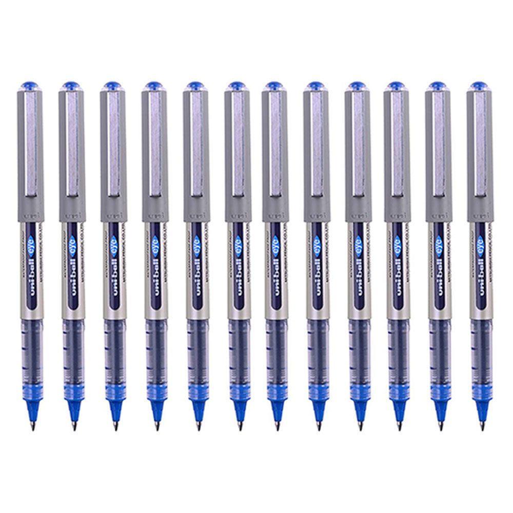 Uni-Ball - Uni-Ball Eye Fine Roller Pen - Blue - Pack of 12