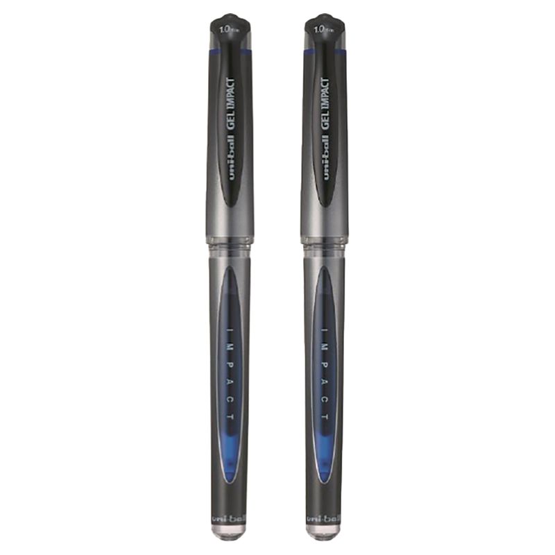 Uni-ball - Gel Impact Broad Pack of 2 - Blue