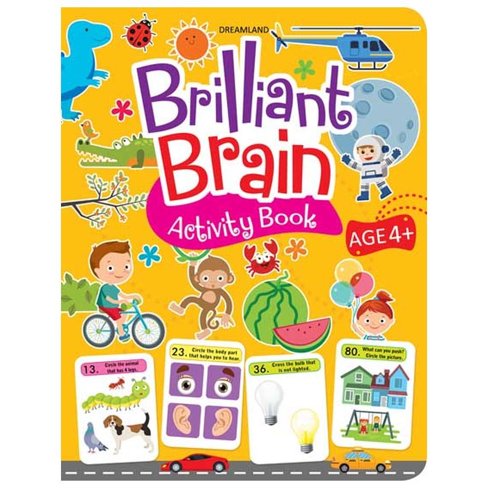 Brilliant Brain Activity Book - 4+