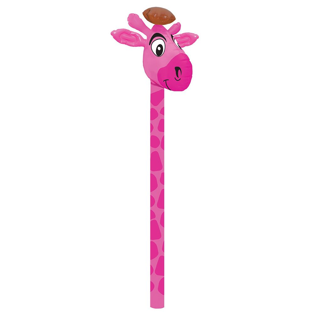 Deluxe Base - Inflatimals - Giant Pink Giraffe Stick - Pink