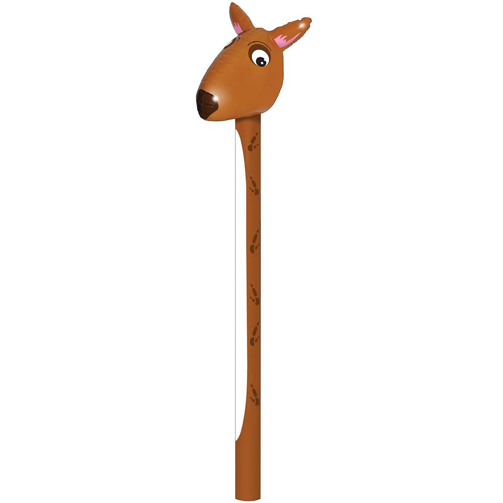 Deluxe Base - Inflatimals - Giant Kangaroo Stick - Brown