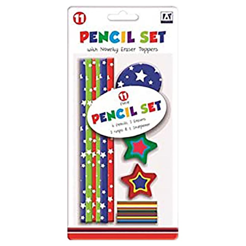 Kids Create - Act, 11 Piece Pencil Set