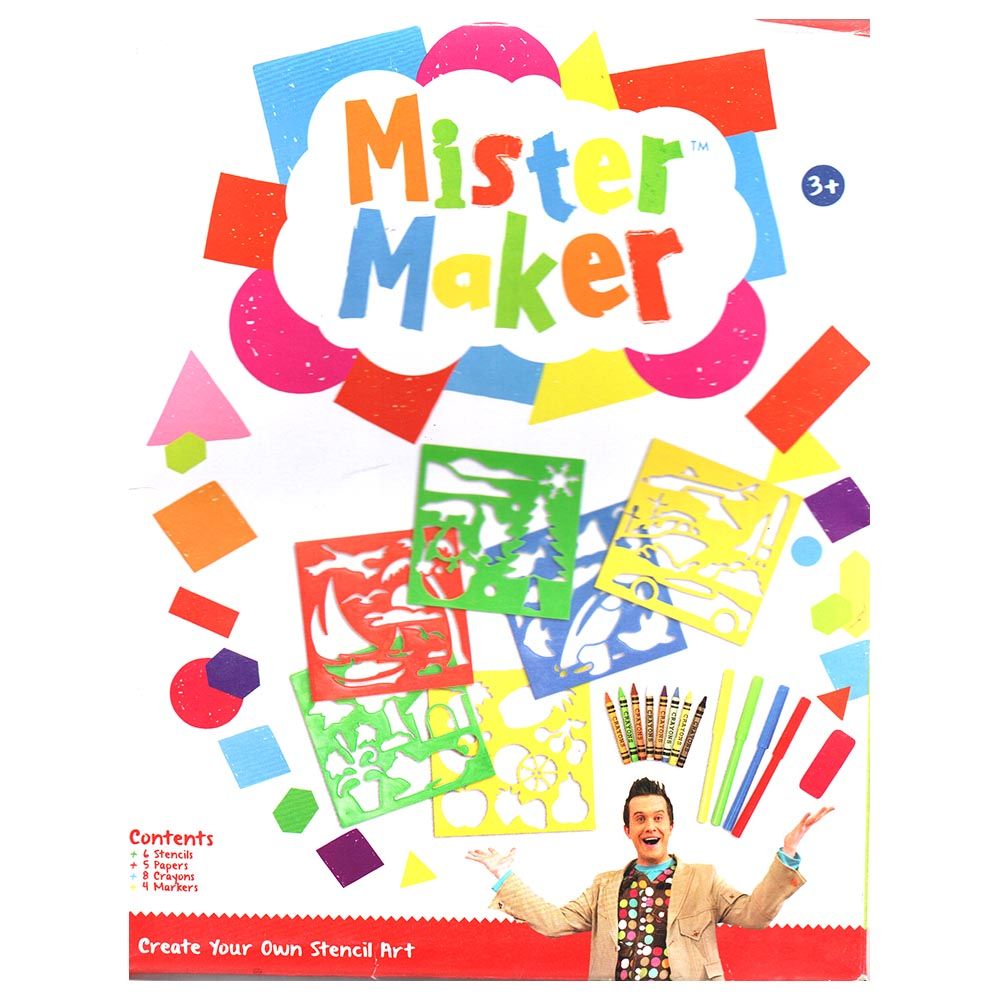 Pms Mister Maker Create Your Own Stencil Art