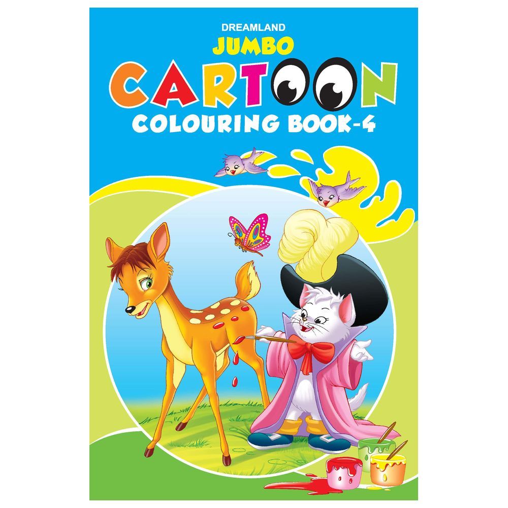 Jumbo Cartoon Colouring Book - 4