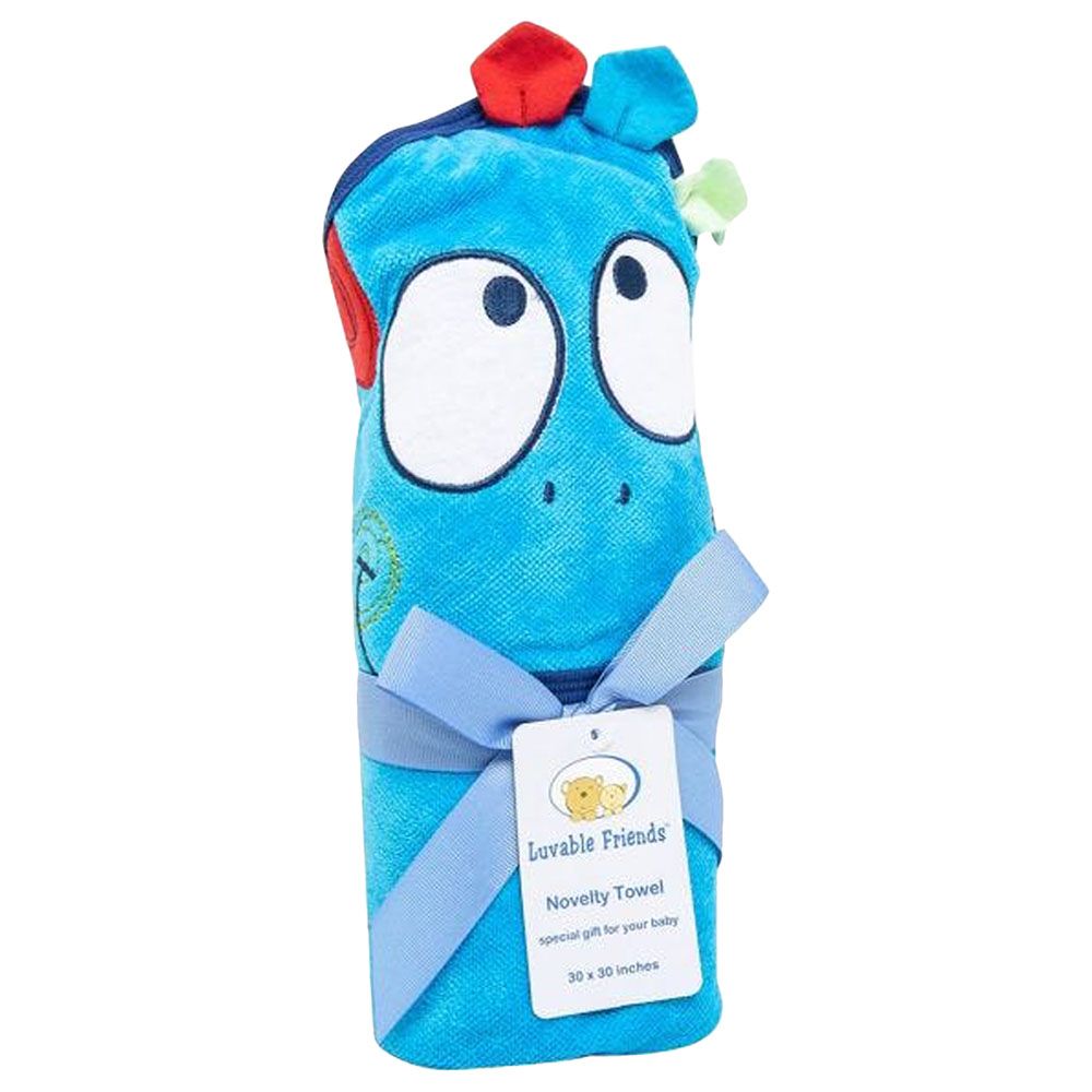 Luvable Friends - Boy Novelty Towel Baby Gift - Blue