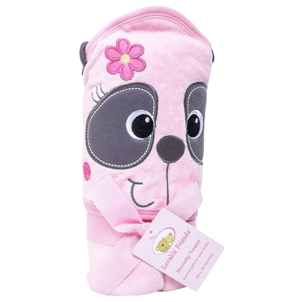 Luvable Friends - Girl Novelty Towel Baby Gift - Pink