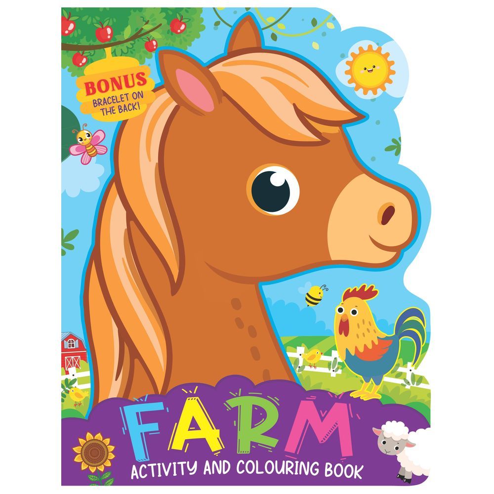 Farm Activity And Colouring Book