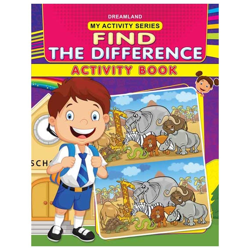 Find The Difference Activity Book