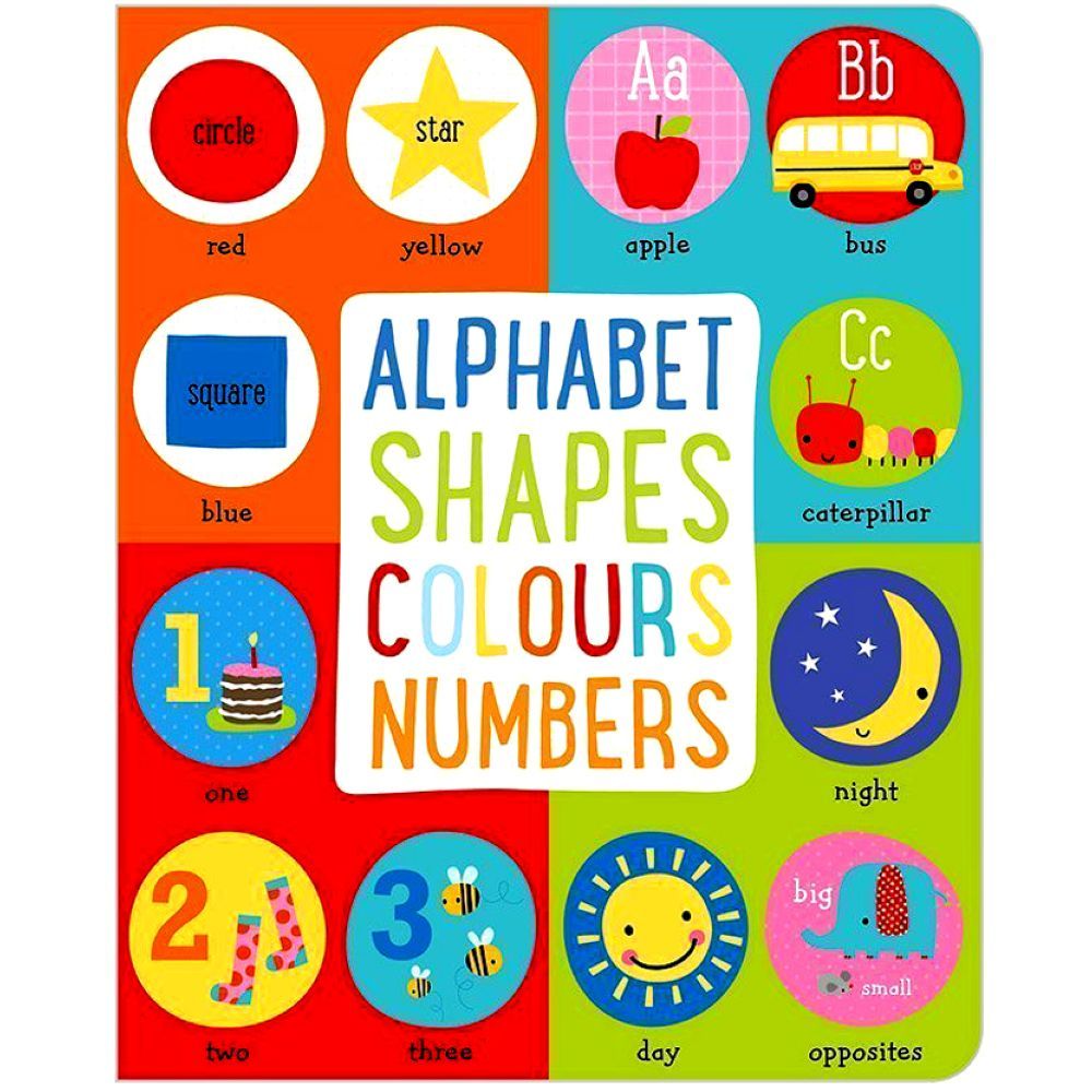 Alphabet Shapes Colours Numbers