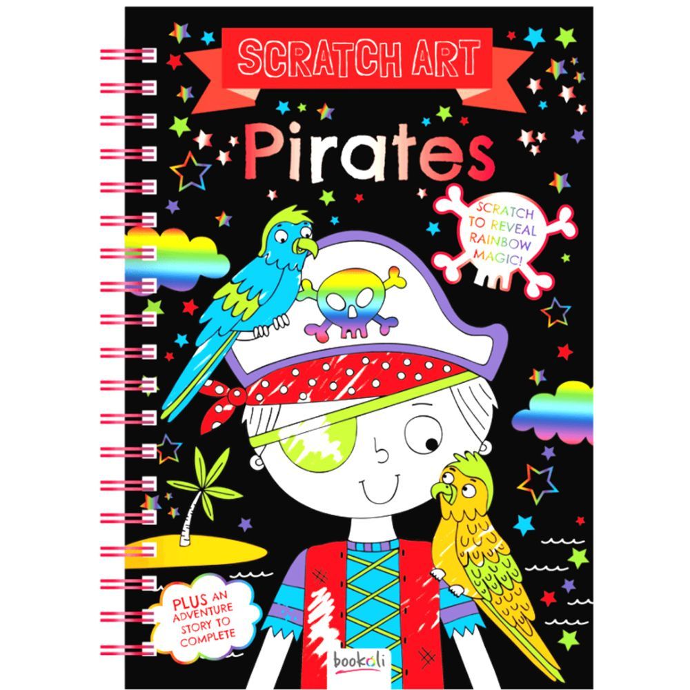 Scratch Art Pirates To Reveal Rainbow Magic