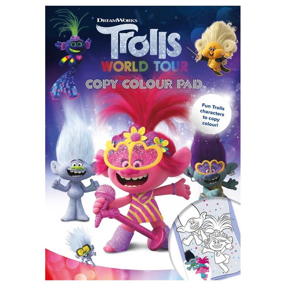 Trolls 2 Copy Colour Pad 