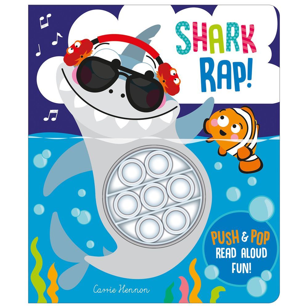 Push Pop Bubble Book - Shark Rap