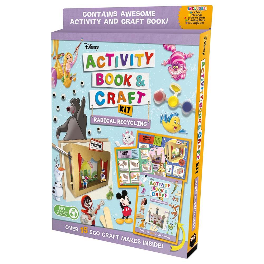 Disney: Activity Book & Craft Kit Radical Recycling