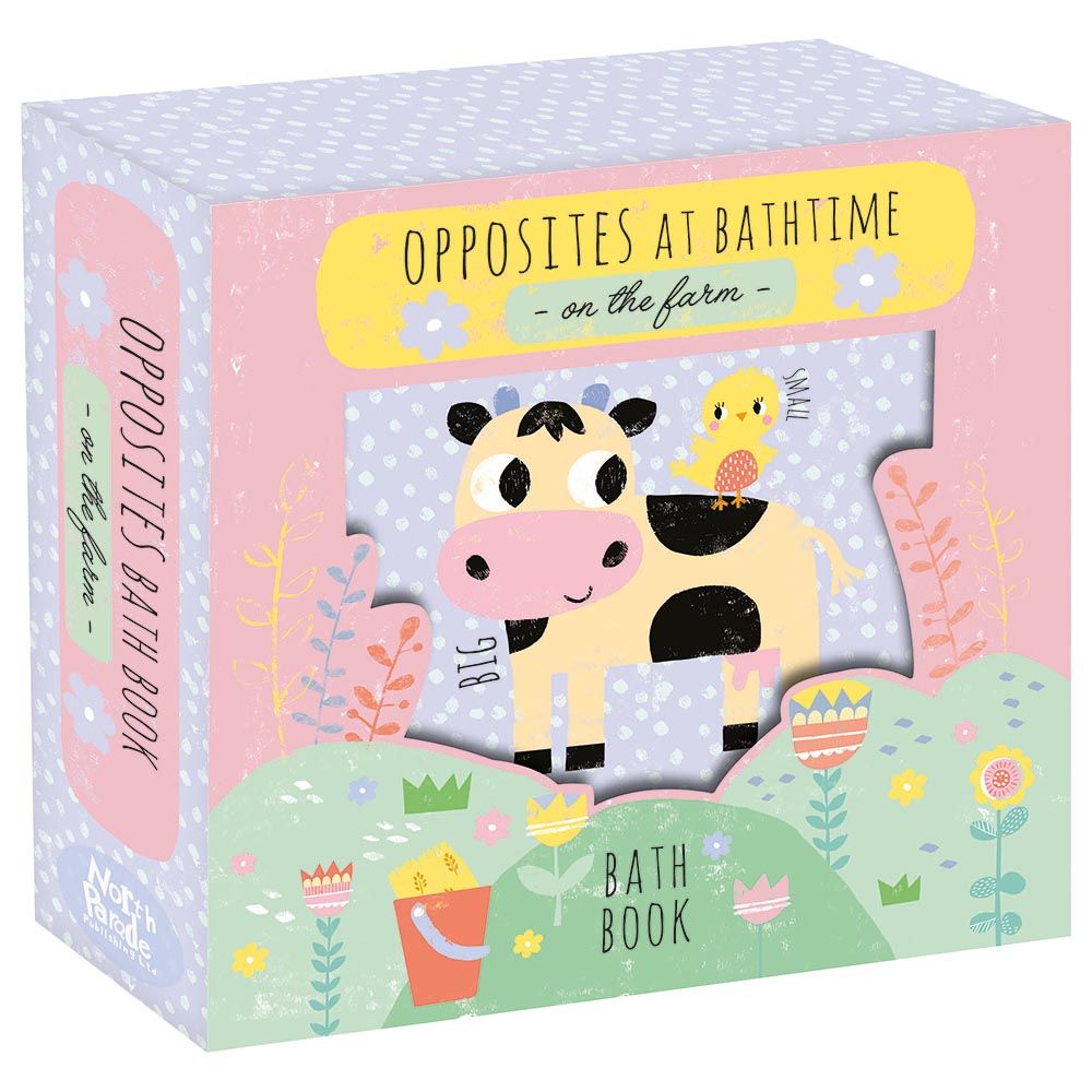 Bath Book In A Box: Opposites On The Farm