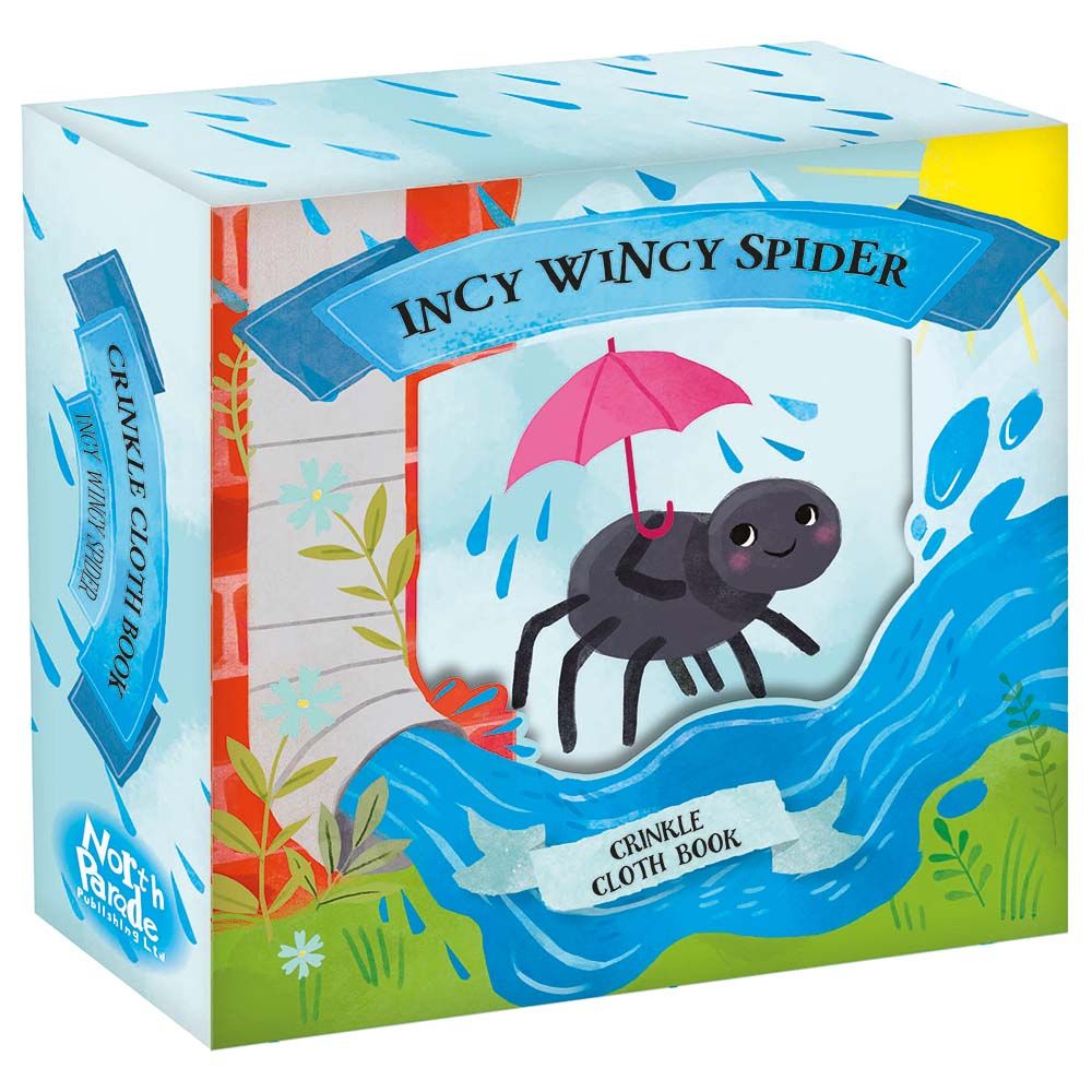 Crinkly Cloth Book - Incy Wincy Spider